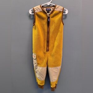 Patagonia Kids Fleece Overalls, Size 2T